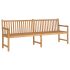 Bancă de grădină, 228 cm, lemn masiv de tec GartenMobel Dekor