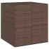Ladă grădină pentru perne, maro, 100x49x103,5 cm, ratan PE GartenMobel Dekor