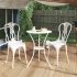 Set mobilier bistro, 3 piese, bronz, aluminiu turnat GartenMobel Dekor