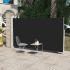 Copertină laterală retractabilă de terasă, negru, 140x300 cm GartenMobel Dekor