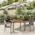 Set mobilier de grădină cu perne, 7 piese, gri, poliratan GartenMobel Dekor