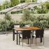 Set mobilier de grădină cu perne, 7 piese, gri, poliratan GartenMobel Dekor