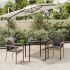Set mobilier de grădină cu perne, 5 piese, negru, poliratan GartenMobel Dekor