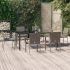 Set mobilier grădină cu perne, 5 piese, negru și gri, poliratan GartenMobel Dekor