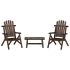 Set mobilier de grădină, 3 piese, lemn masiv de molid GartenMobel Dekor