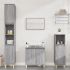 Set mobilier de baie, 3 piese, alb, lemn compozit GartenMobel Dekor