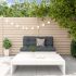 Set mobilier de grădină cu perne, 2 piese, lemn masiv GartenMobel Dekor