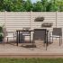 Set mobilier de grădină cu perne, 5 piese, poliratan și oțel GartenMobel Dekor