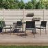 Set mobilier de grădină, 5 piese, poliratan și oțel GartenMobel Dekor