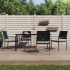 Set mobilier de grădină, 5 piese, poliratan și oțel GartenMobel Dekor