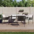Set mobilier de grădină cu perne, 7 piese, poliratan și oțel GartenMobel Dekor