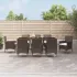 Set mobilier de grădină, 5 piese, cu perne, maro, poliratan GartenMobel Dekor