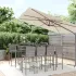 Set mobilier bar de grădină, cu perne, 9 piese, gri, poliratan GartenMobel Dekor
