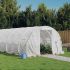 Seră cu cadru din oțel, alb, 12 m², 4x3x2 m GartenMobel Dekor