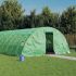 Seră cu cadru din oțel, verde, 40 m², 8x5x2,3 m GartenMobel Dekor