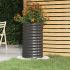 Jardinieră grădină verde 40x40x68 cm oțel vopsit electrostatic GartenMobel Dekor