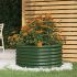 Jardinieră grădină verde 40x40x68 cm oțel vopsit electrostatic GartenMobel Dekor