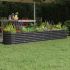 Strat înălțat grădină 260x40x36 cm oțel vopsit electrostatic GartenMobel Dekor