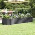 Strat înălțat grădină 152x80x68 cm oțel vopsit electrostatic GartenMobel Dekor