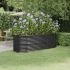 Strat înălțat grădină 152x80x68 cm oțel vopsit electrostatic GartenMobel Dekor
