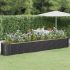 Strat înălțat grădină 152x80x68 cm oțel vopsit electrostatic GartenMobel Dekor