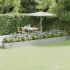 Strat înălțat grădină 507x100x36 cm oțel vopsit electrostatic GartenMobel Dekor