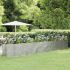 Jardinieră argintiu 510x140x68 cm oțel vopsit electrostatic GartenMobel Dekor