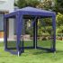 Cort de petrecere cu 4 pereți din plasă, verde, 2x2 m, HDPE GartenMobel Dekor