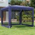 Cort de petrecere cu 4 pereți din plasă, antracit, 3x3 m, HDPE GartenMobel Dekor