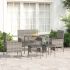 Set mobilier de grădină cu perne, 6 piese, gri, poliratan GartenMobel Dekor