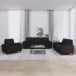 Set de canapele, 3 piese, galben deschis, textil GartenMobel Dekor