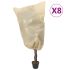 Huse pentru plante din fleece cu șnur 12 buc. 70 g/m² 0,8x1 m GartenMobel Dekor