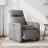 Fotoliu rabatabil electric, verde închis, material textil GartenMobel Dekor