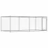 Cușcă pentru câini cu ușă, gri, 4x2x1,5 m, oțel galvanizat GartenMobel Dekor