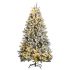 Brad Crăciun artificial articulat cu 300 LED-uri/globuri 180 cm GartenMobel Dekor