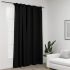 Draperie opacă, aspect de in, gri, 290 x 245 cm, cu cârlige GartenMobel Dekor