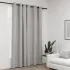 Perdea opacă, aspect pânză, cu ocheți, antracit, 290x245 cm GartenMobel Dekor