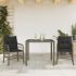 Set mobilier de grădină cu perne, 5 piese, gri, poliratan GartenMobel Dekor