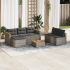 Set mobilier de grădină cu perne, 5 piese,poliratan/lemn acacia GartenMobel Dekor