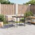 Set mobilier de grădină cu perne, 3 piese, bej, poliratan GartenMobel Dekor