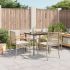 Set mobilier de grădină cu perne, 3 piese, bej, poliratan GartenMobel Dekor