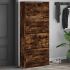 Pantofar cu 4 sertare rabatabile, stejar fumuriu, 60x34x187,5cm GartenMobel Dekor