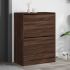 Pantofar cu 2 sertare rabatabile, stejar sonoma, 80x42x108 cm GartenMobel Dekor