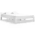 Cadru de pat, alb, 100 x 200 cm, lemn masiv de pin GartenMobel Dekor