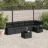 Set canapele de grădină cu perne, 7piese gri deschis poliratan GartenMobel Dekor