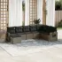 Set canapele de grădină cu perne, 8 piese, gri, poliratan GartenMobel Dekor
