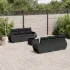 Set canapele de grădină, 7 piese, cu perne, gri, poliratan GartenMobel Dekor