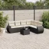 Set canapele de grădină, 7 piese, cu perne, bej, poliratan GartenMobel Dekor
