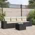 Set canapele de grădină cu perne, 5 piese, bej, poliratan GartenMobel Dekor