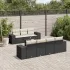 Set mobilier de grădină cu perne, 8 piese gri deschis poliratan GartenMobel Dekor